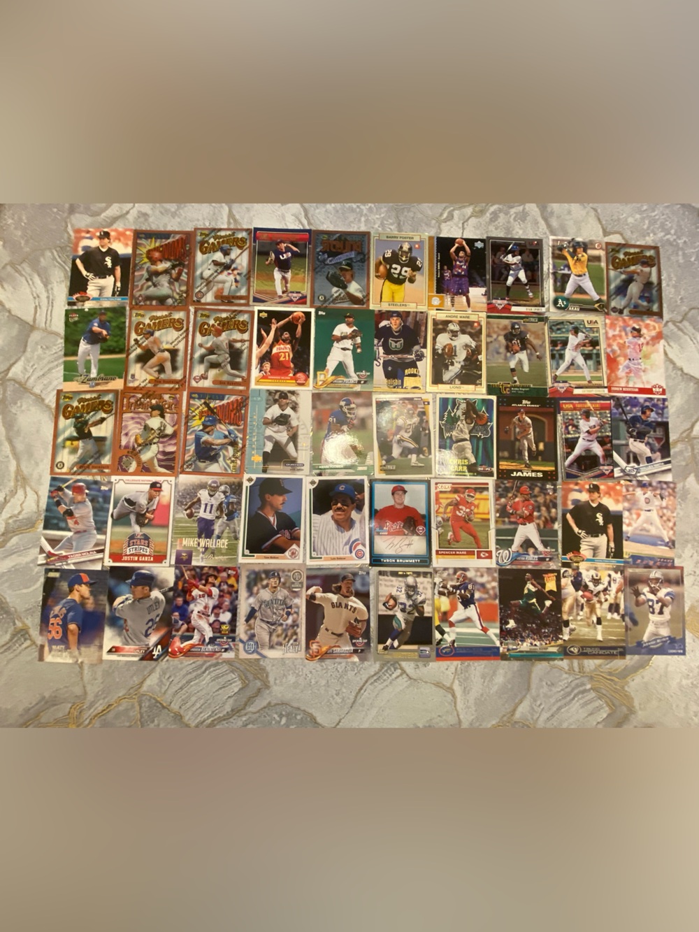Assorted Trading Cards Pack - Multi-Color Sports Cards